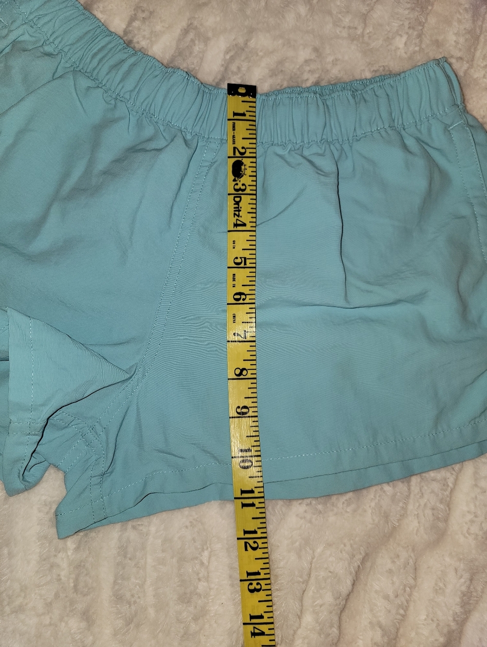 Patagonia Light Blue Women's Athletic Elastic-Waist Shorts - Picture 7 of 9